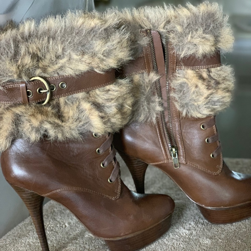 Bakers heel booties
